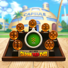 Load image into Gallery viewer, Best Super Saiyan Dad Ever - Personalized Dragon Dad Plaque Gift Shaped Plaques PopCulturePrints
