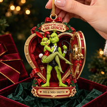 Load image into Gallery viewer, Playful Christmas Couple Ornament - Personalized Gifts For Couple 04hadt230926 Ornament PopCulturePrints
