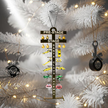 Load image into Gallery viewer, “Rev Up Your Holiday Spirit!” Racing Christmas Tree Ornament - Personalized Gift for Car Lovers Ornament PopCulturePrints
