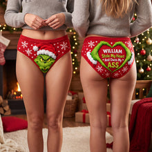 Load image into Gallery viewer, Funny Festive Women's Briefs - Customized Christmas Gift for Her
