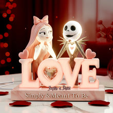 Load image into Gallery viewer, Simply &amp; Meant To Be - Spooky Couple Light Box Personalized Gift Light Box PopCulturePrints
