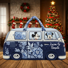 Load image into Gallery viewer, Love on the Go - Personalized Quilted Duffle Bag for Couples Quilted Duffle Bag PopCulturePrints
