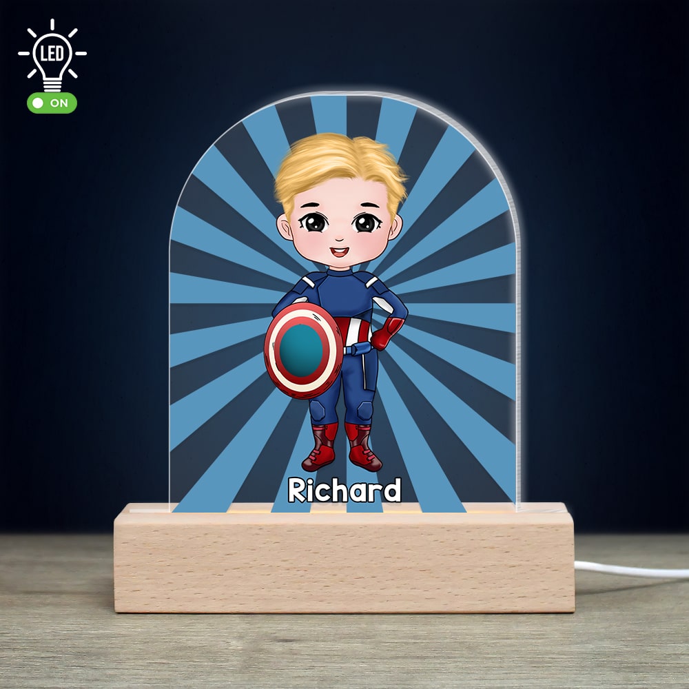 Personalized 3D LED Night Light for Kids - Custom Gift Led Night Light PopCulturePrints