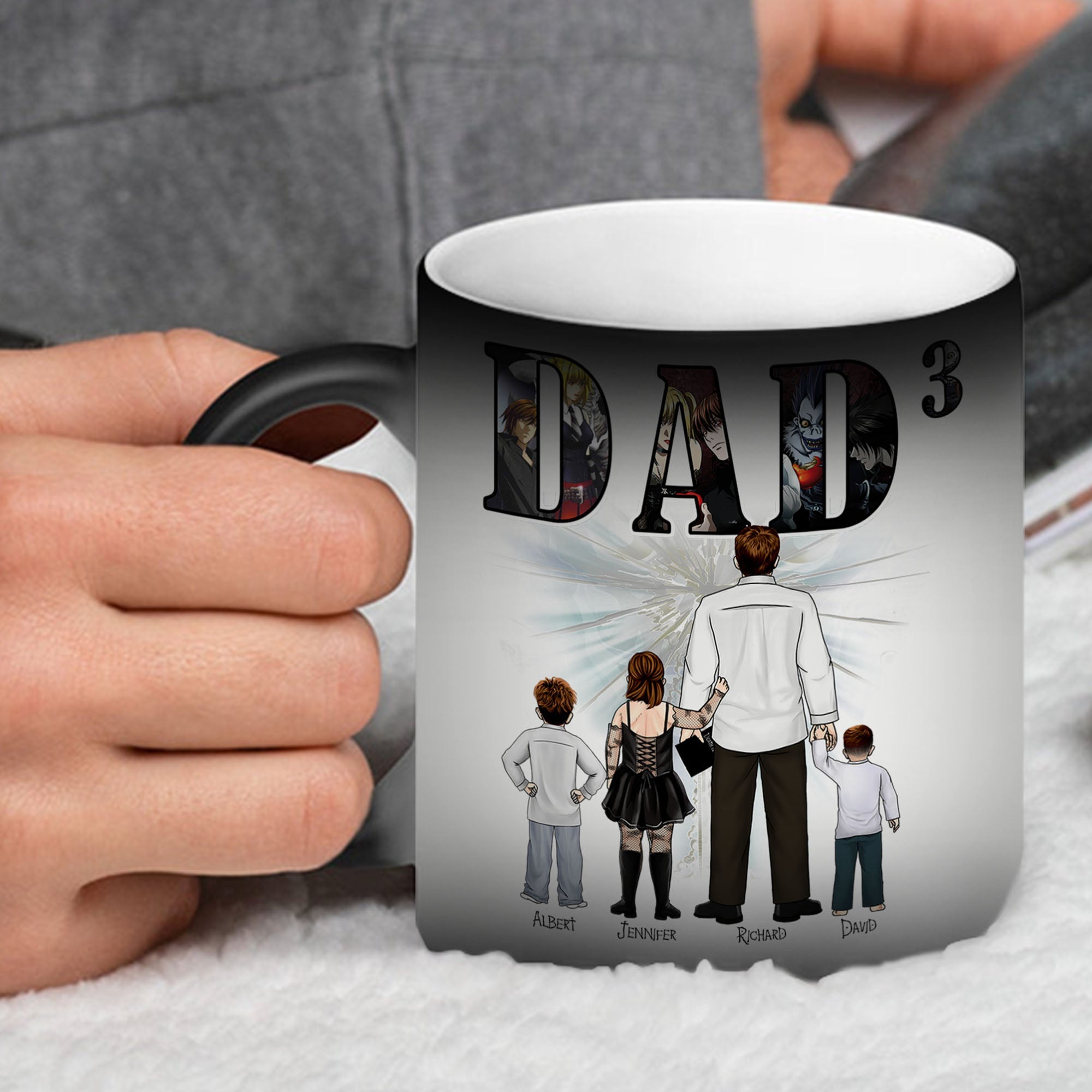 Personalized Magic Mug for Dad - Unique Father's Day Gift