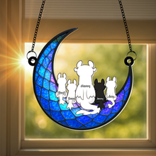 Load image into Gallery viewer, &quot;Embrace the Light!&quot; - Personalized Dragon Mom Suncatcher - Gift for Mom, Grandma, and More Ornament PopCulturePrints
