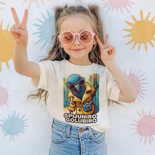 Spijuniro Golubiro: A Whimsical Gift for Trendy Kids - Customizable Shirt Shirts PopCulturePrints