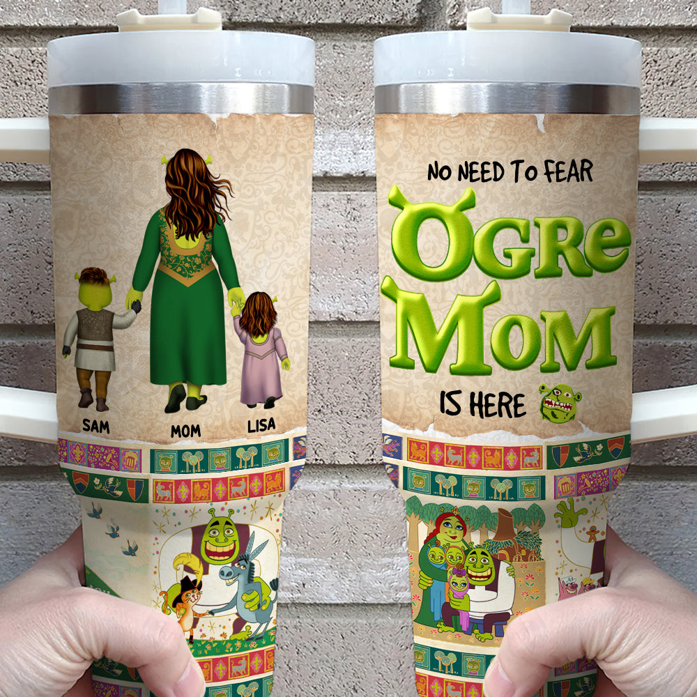 Personalized Ogre Dad Tumbler - Fun Gift for Father's Day Tumbler Cup PopCulturePrints