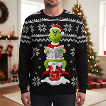 Load image into Gallery viewer, “Unwrap the Joy of Christmas!” - Funny Holiday Ugly Sweater - Personalized Gift for Movie Lovers AOP Products PopCulturePrints
