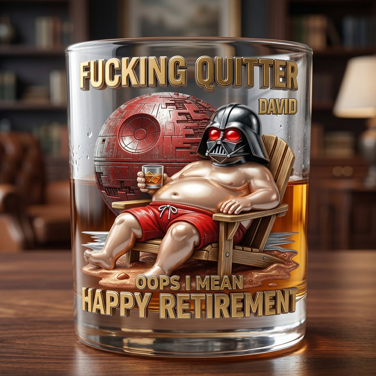 Retirement Mode Activated: Personalized Round Glass Gift for Happy Retirees Glass PopCulturePrints