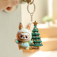 Load image into Gallery viewer, “Bring a Smile to Their Face!” - Cute Monster Keychain, Personalized Gift for All Occasions Keychains PopCulturePrints
