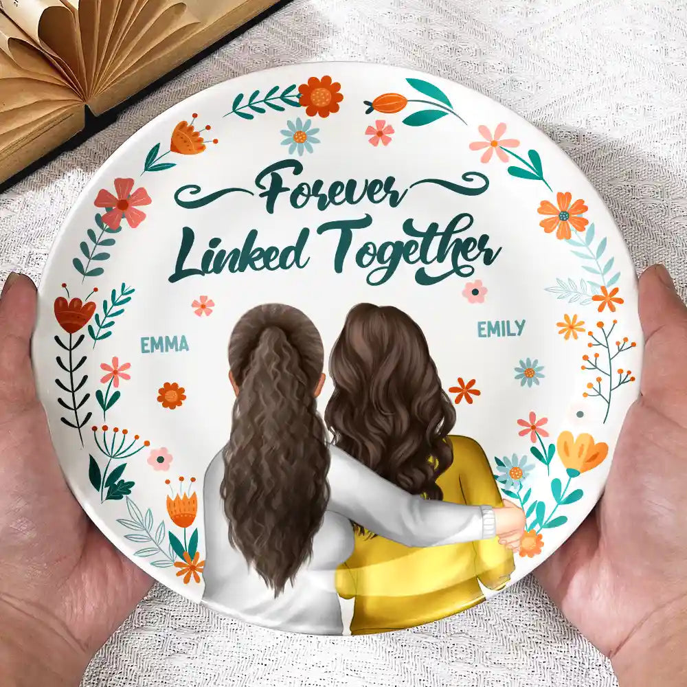 I Love That You're My Mom - Personalized Ceramic Plate - Thoughtful Gift for Mom and Grandma Ceramic Plate PopCulturePrints