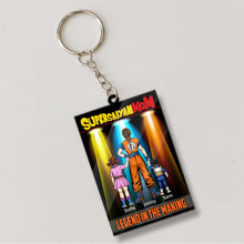 Load image into Gallery viewer, Super Saiyan Mom Personalized Keychain - Custom Gift for Mother&#39;s Day Keychains PopCulturePrints
