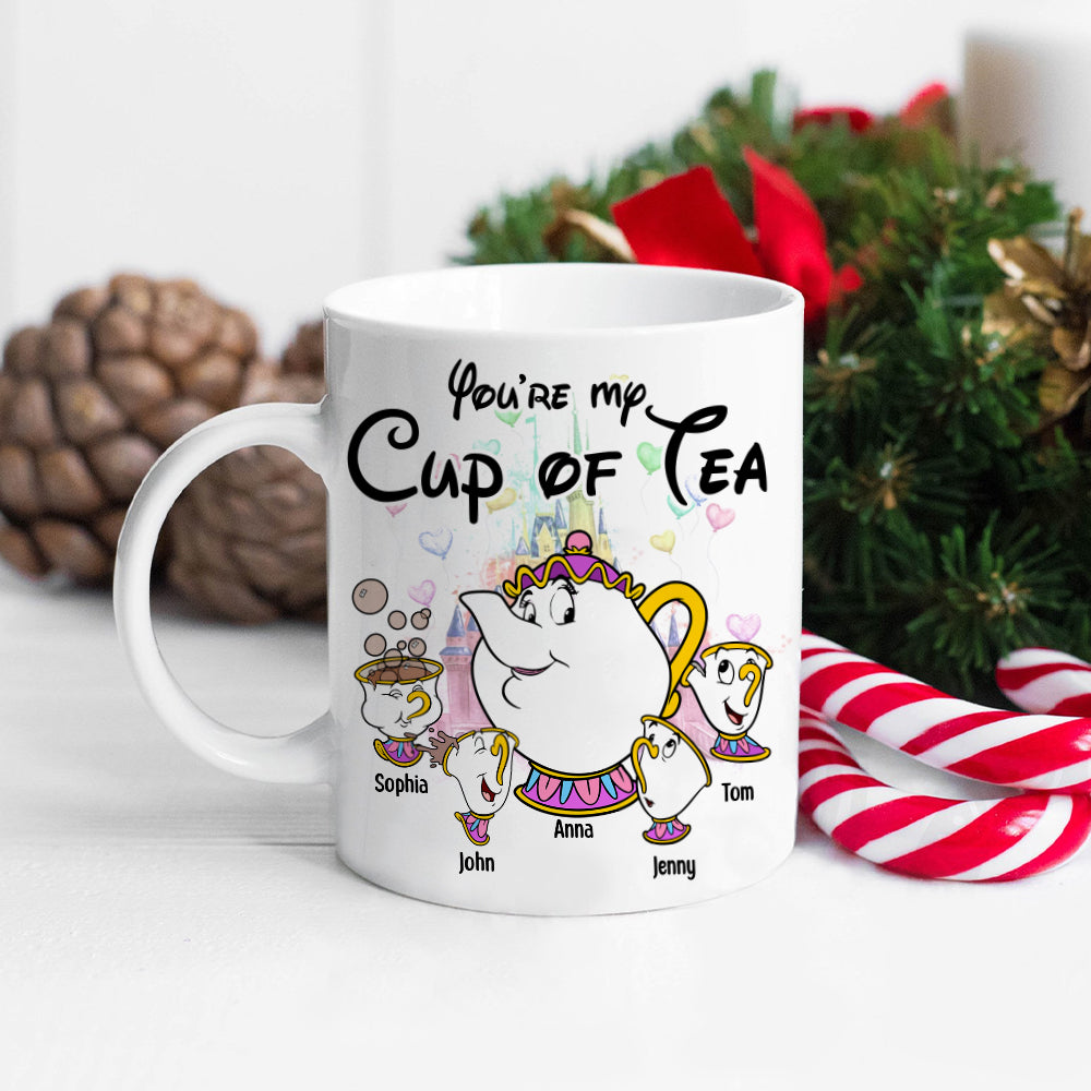 Customizable 'You're My Cup Of Tea' Mom Mug - Family Gift Coffee Mug PopCulturePrints