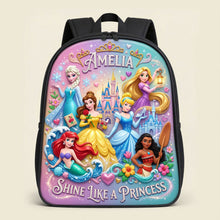 Load image into Gallery viewer, Lovely Fantastical Princess Shool Bag - Personalized Gifts For Kids 04tyti130726 Backpack PopCulturePrints
