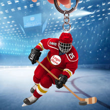 Load image into Gallery viewer, Sport Spirit Personalized Keychain for Sport Lovers - Custom Gift for Athletes Keychains PopCulturePrints
