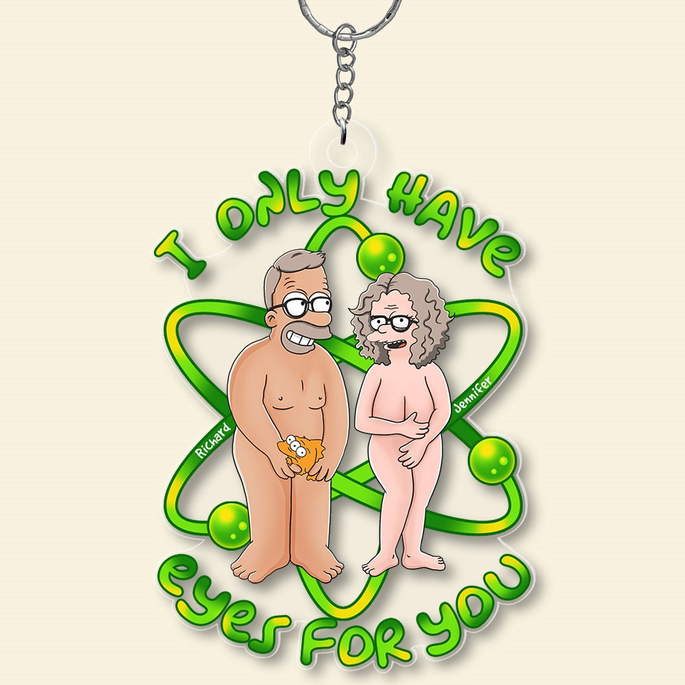 Personalized Quirky Couple Keychain - Unique Funny Valentine's Day Gifts Keychains PopCulturePrints
