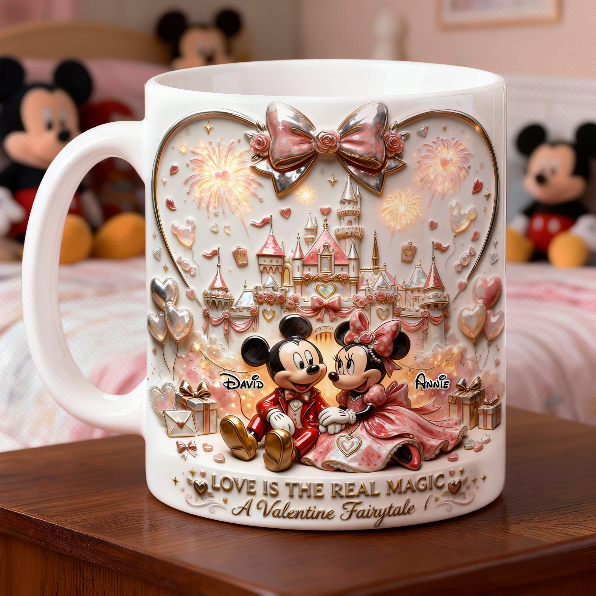 Love Is The Real Magic - Magnificent Love Coffee Mug, Personalized Gift for Couples Coffee Mug PopCulturePrints