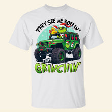 Load image into Gallery viewer, Grinch Off-Road Adventure Christmas Sweater
