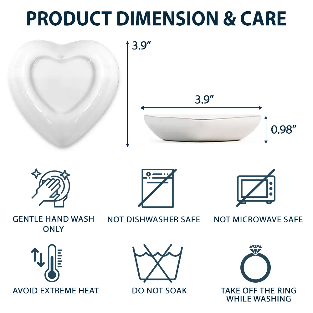 If Grannys Were Flowers We’d Pick You - Personalized Heart Ring Dish Ring Dish PopCulturePrints
