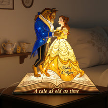 Load image into Gallery viewer, A Timeless Love Story Light Box - Personalized Gift for Couples Light Box PopCulturePrints
