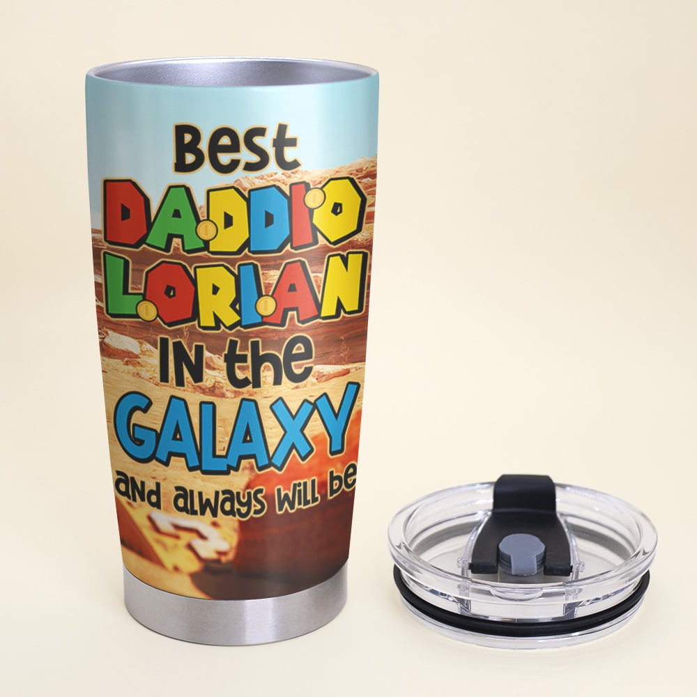 Best Daddio Lorian in the Galaxy Personalized Tumbler