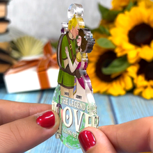Load image into Gallery viewer, Personalized Legend of Love Keychain for Gaming Couples Keychains PopCulturePrints
