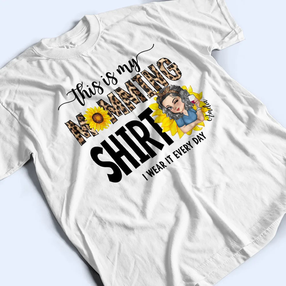 This Is My Momming Shirt - Personalized T-Shirt for Moms, Grandmas & Caregivers T-shirt PopCulturePrints