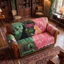 Load image into Gallery viewer, "Changed for Good" - Personalized Quilted Sofa Cover - Gift for Best Friends, Home Decor, Any Occasion
