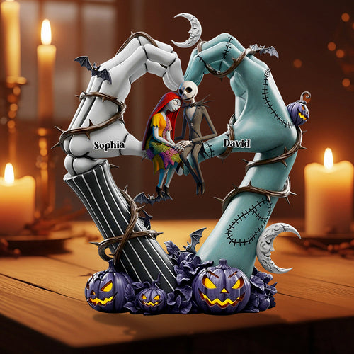 Forever Heart Acrylic Plaque - Personalized Couple Gift for Special Occasions Shaped Plaques PopCulturePrints