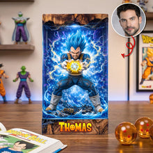 Load image into Gallery viewer, Unleash Your Inner Power: Thunder Power Fighter Shaped Plaque - Personalized Custom Photo Gift Shaped Plaques PopCulturePrints
