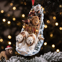 Load image into Gallery viewer, “Journey to Narnia Awaits!” - Sleigh To The Imaginary World Ornament, Personalized Christmas Gift for All Ages Ornament PopCulturePrints
