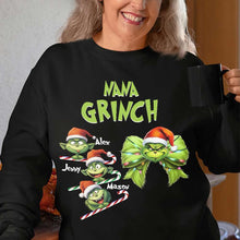 Load image into Gallery viewer, Personalized Nana Grinch Christmas Shirt
