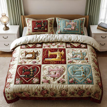 Load image into Gallery viewer, Sewing Love: Personalized Quilt Bedding Set - A Unique Gift for Sewing Enthusiasts Bedding Set PopCulturePrints
