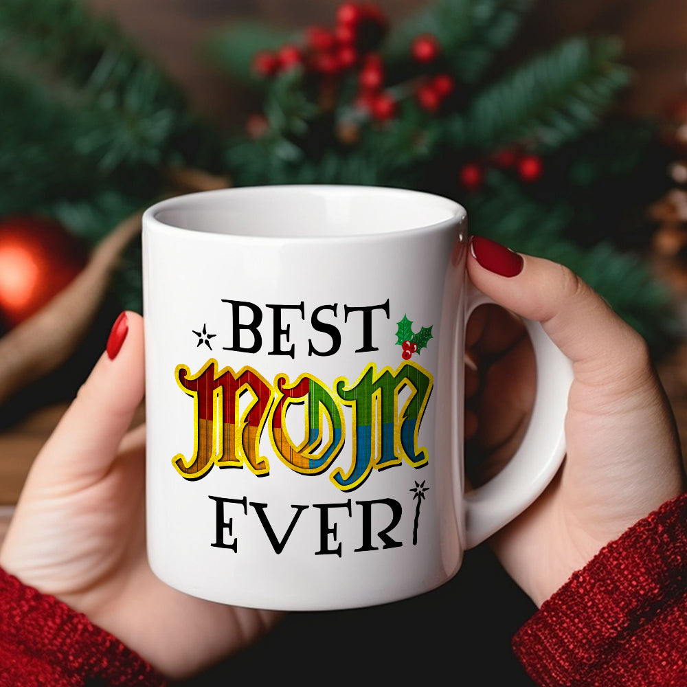 Personalized Magic Family Christmas Mug - Best Mom Ever Coffee Mug PopCulturePrints