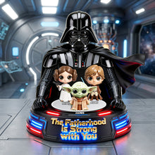 Load image into Gallery viewer, The Fatherhood Is Strong With You - Personalized Acrylic Plaque Gift for Dad, Grandpa &amp; More Shaped Plaques PopCulturePrints
