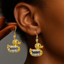 Load image into Gallery viewer, Fun Duck Earrings - The Perfect Personalized Gift for Off-road Girls Earrings PopCulturePrints
