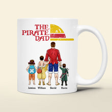 Load image into Gallery viewer, Custom Pirate Dad Coffee Mug - Perfect Father&#39;s Day Gift Coffee Mug PopCulturePrints
