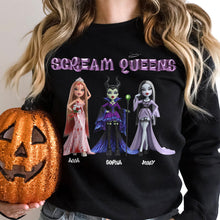 Load image into Gallery viewer, &quot;Scream Queens: Embrace Your Inner Baddie&quot; - Personalized Slay Baddie Shirt for Horror Fans Shirts PopCulturePrints
