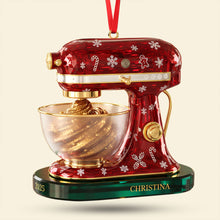 Load image into Gallery viewer, Baking Mixer Ornament - Personalized Gifts for Baking Lovers Ornament PopCulturePrints
