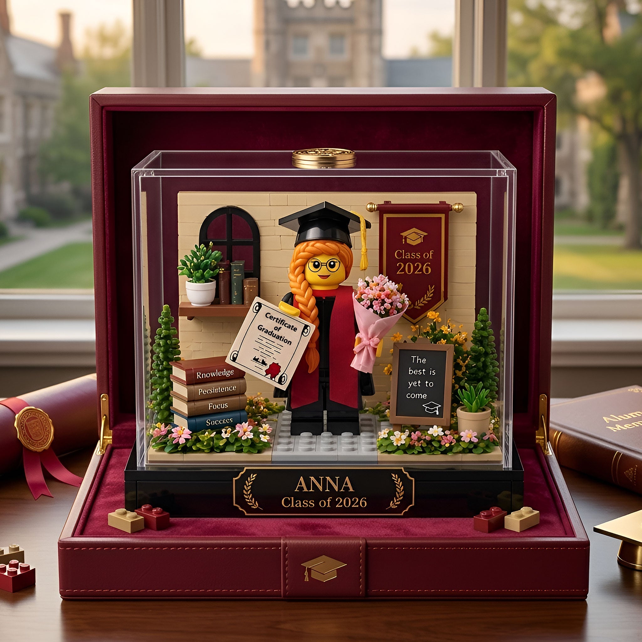 Celebrate Graduation - Personalized Acrylic Plaque for Graduates Shaped Plaques PopCulturePrints