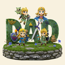 Load image into Gallery viewer, “A Legend for Every Dad” - Personalized Legend Dad Plaque - Custom Gift for Dad, Father, Grandpa, Husband Shaped Plaques PopCulturePrints
