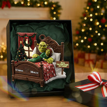 Load image into Gallery viewer, Naughty Couple Christmas Acrylic Ornament - Personalized Gift for Couples Ornament PopCulturePrints
