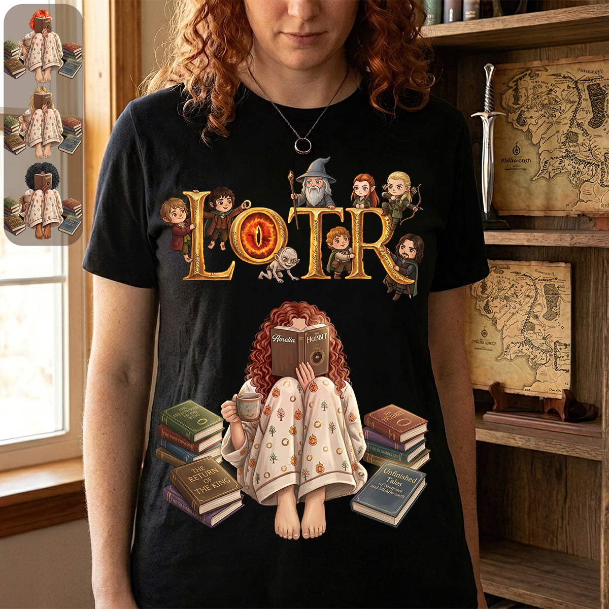 “Escape into a World of Imagination” - Immersion Reading Shirt - Personalized Gifts for Book Lovers