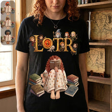 Load image into Gallery viewer, “Escape into a World of Imagination” - Immersion Reading Shirt - Personalized Gifts for Book Lovers

