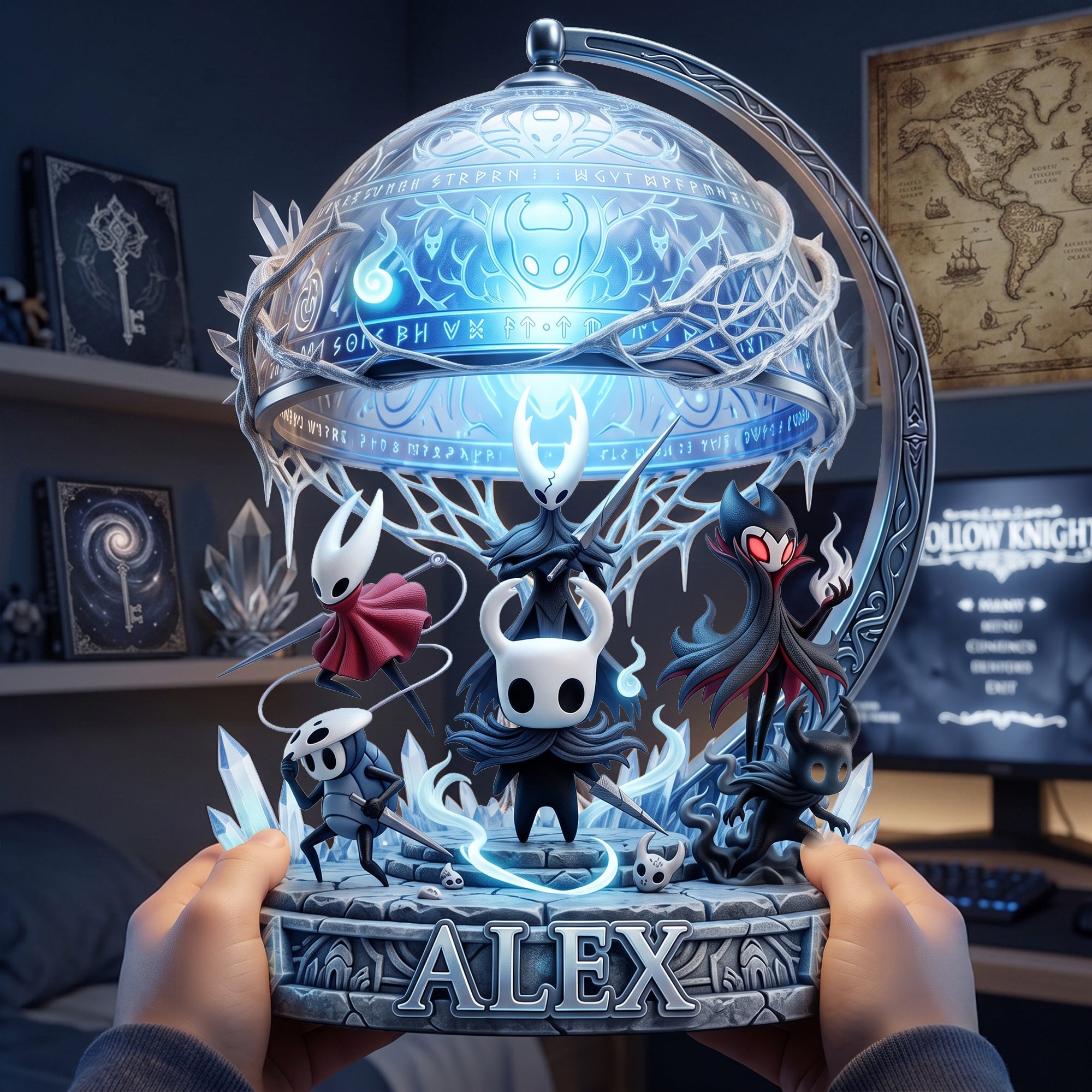 Insectoid Warriors Acrylic Light Box - Personalized Gifts 01nalu180726 Light Box PopCulturePrints