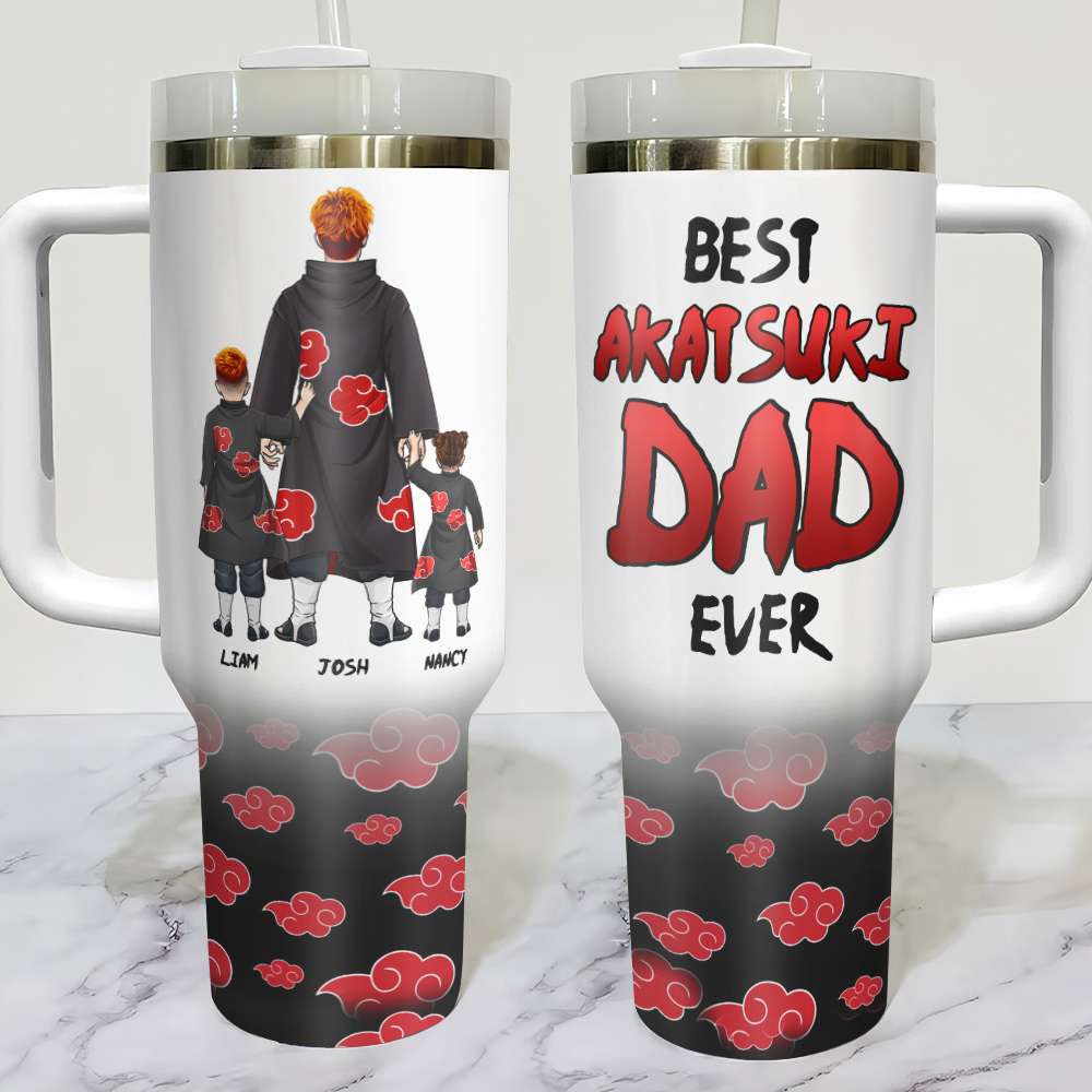 Personalized Akatsuki Dad Tumbler Gift for Father's Day Tumbler Cup PopCulturePrints