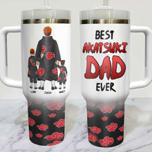 Load image into Gallery viewer, Personalized Akatsuki Dad Tumbler Gift for Father&#39;s Day Tumbler Cup PopCulturePrints
