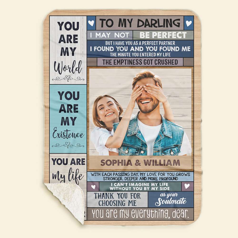 Personalized Couple Blanket - You Are My Life Now And Forever Blanket PopCulturePrints