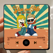 Load image into Gallery viewer, Custom Music Gifts for Couples | Valentine&#39;s Day Gifts | Personalized Fridge Magnet Fridge Magnet PopCulturePrints
