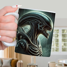 Load image into Gallery viewer, Xenomorph Love Coffee Mug - Perfect Gift for Sci-Fi Fans Coffee Mug PopCulturePrints
